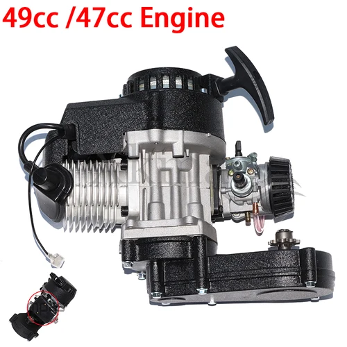 49cc /47cc Motor 2-Hub Elektrische Pull Start W/Übertragung für Mini Moto Quad Bike
