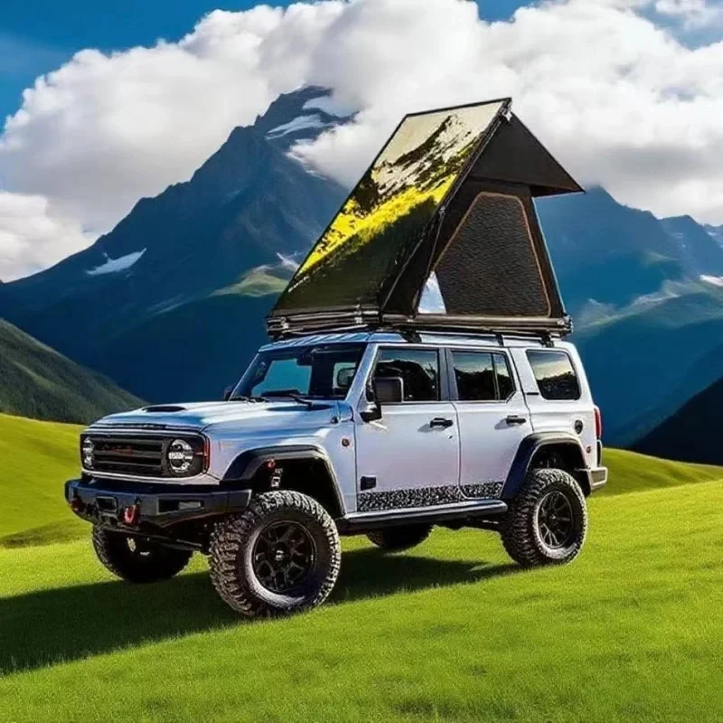 Hot Selling Ultra Thin Cm Car Roof Tent Aluminium Alloy Spray ized Waterproof 4 Seasons - Per High Quality