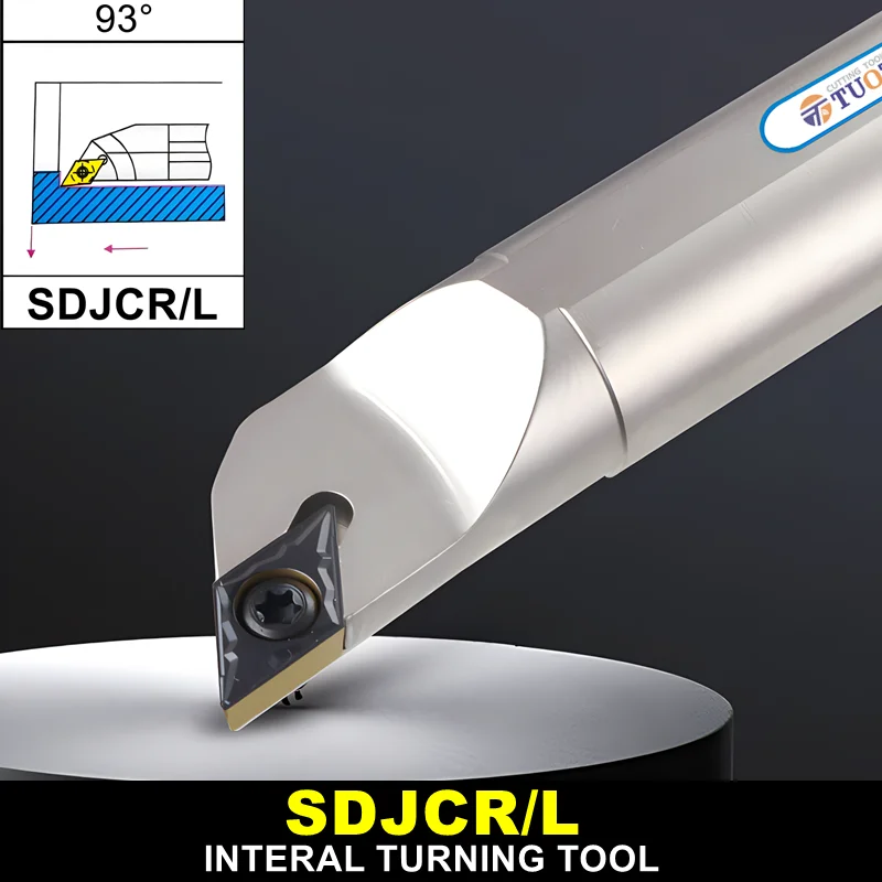 

High quality SDJCR SDJCL 93° Lathe Tools S12M S16Q S20R S25S SDJCR07 SDJCR11 SDJCL11 Internal Turning tools