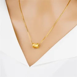 Hot Sale Sexy Gold Color Necklace For Women Pendant Luxury New Clavicle Chain Fashion Jewelly Men Wedding Party Gift Accessories