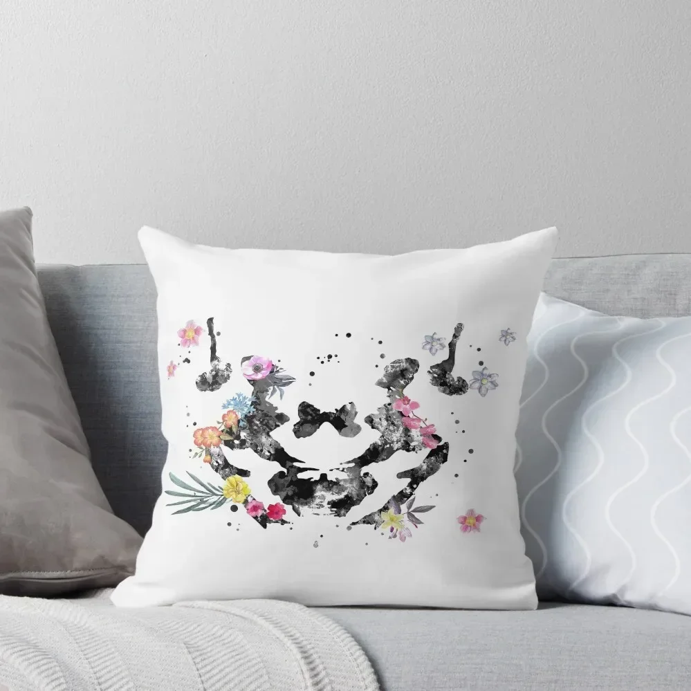 

Rorschach, watercolor Rorschach, card 3 Throw Pillow Decorative Cushions For Living Room Cushions For Sofa pillow