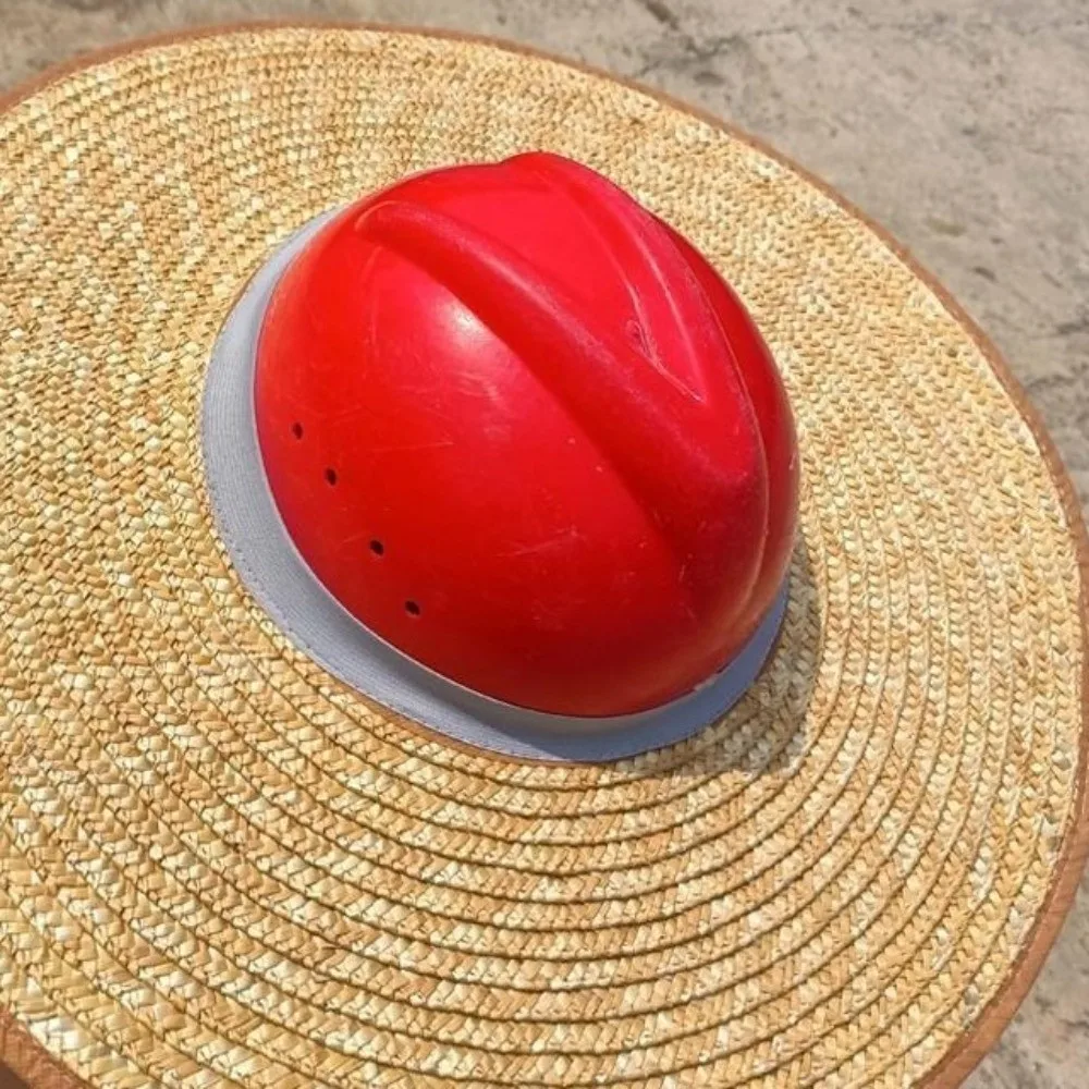 Large Brim Construction Safety Hats Brim Breathable Sun Protection Hard Hat Sun Shade Neck Protect