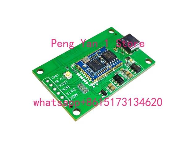

Type-C USB Sound Card QCC5181 Bluetooth Digital Interface Module USB To I2S Output with qcc5125 Module