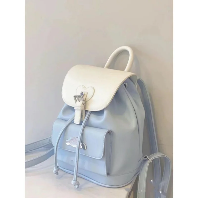 

Гланс на Eternal White Moonlight~Мне переместить, что я не могу ходить! Летний светло-голубой и белый рюкзак для девочек~