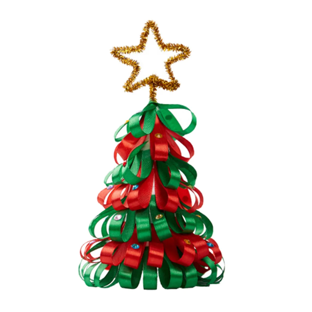 1 قطعة عيد الميلاد ديكور العرض لينة الملمس العملي اليدوية خلق الجدول حامل عطلة يهتف شجرة عيد الميلاد ديكور