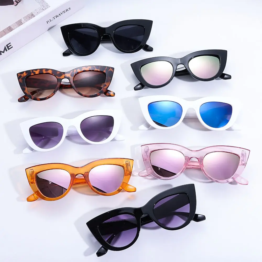 

Vintage Oversized Cat Eye Eyewear Sunglasses for Women Sun Glasses Female Shades