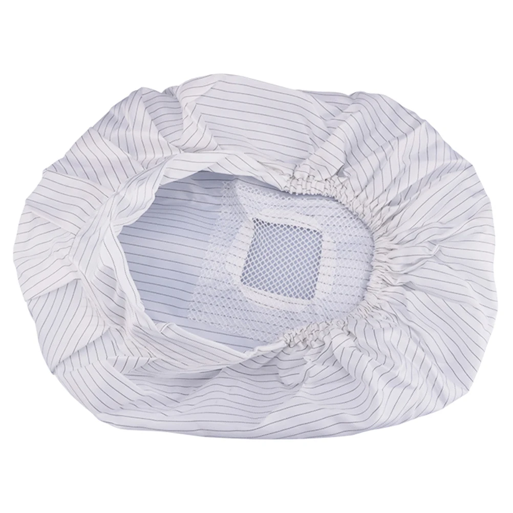 

4 шт. антистатических шеф-шапочек из полиэстера с дышащим сетчатым окном, многоразовые рабочие шапочки для чистых помещений, для электроники и пищевой промышленности