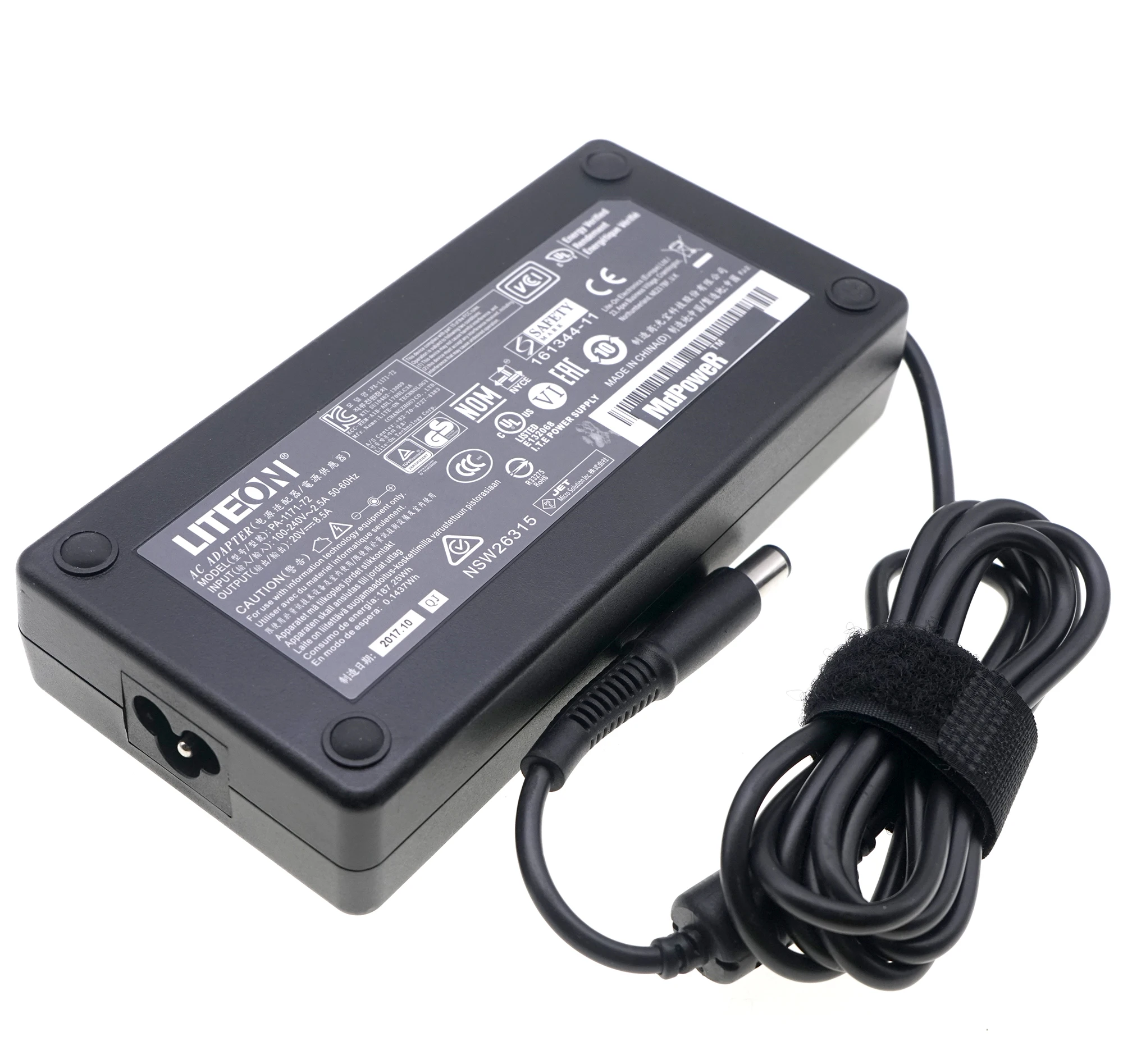 Genuine PA-1171-72 AC Adapter 20V 8.5A for Belkin THUNDERBOLT 2 EXPRESS F4U095 THUNDERBOLT 3 DOCK F4U097 SD5000T Tr0812ax1318