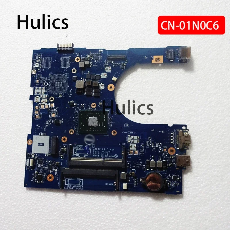 Hulics Used For Dell 5555 5755 Motherboard With A8-7410 LA-C142P CN-01N0C6 01N0C6 1N0C6 Main Board