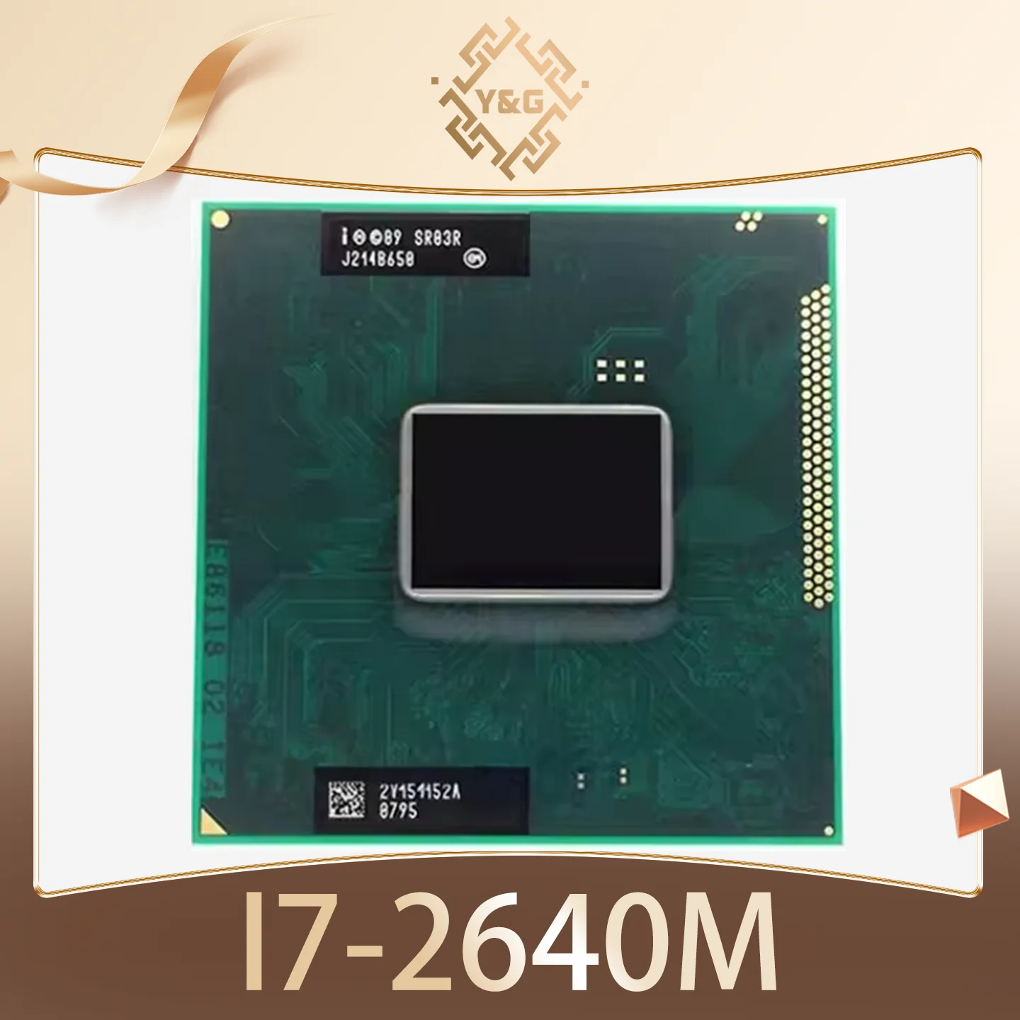 Core I7-2640M SR03R I7 2640M 2,8GHz Utilizzato CPU dual-core quad-thread 4M 35W Socket G2 / rPGA988B