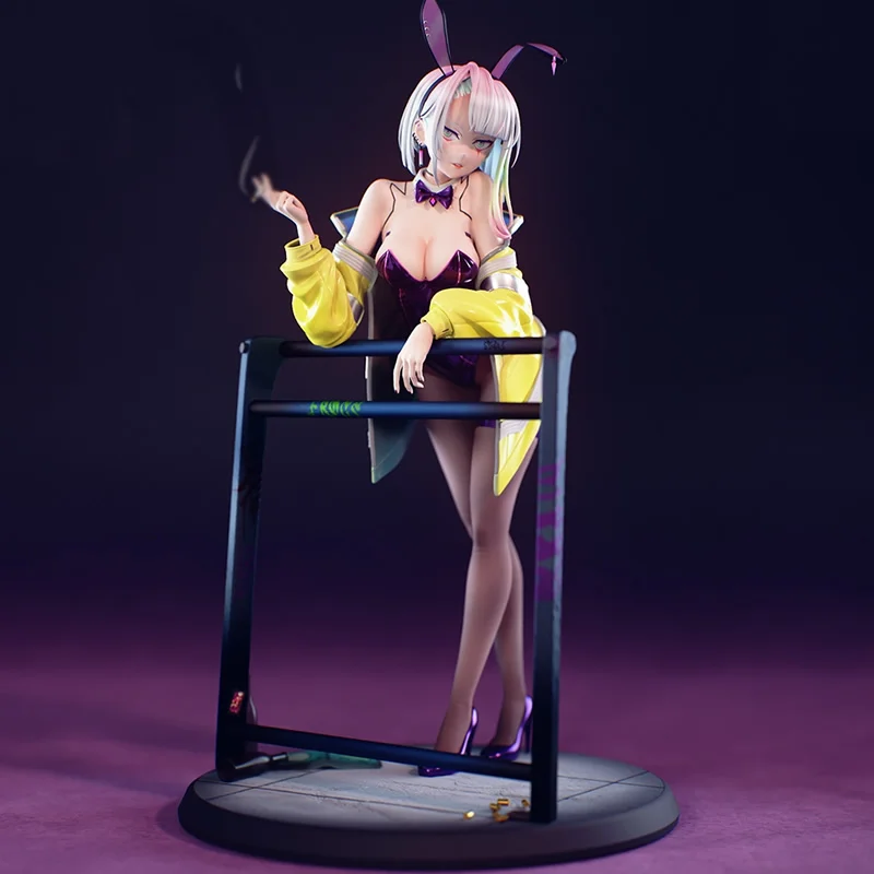 24CM Mythical Character 5961 Lucy Bunny Ver 3D Printing Unassembled Unpainted Custom Jigsaw Puzzle GK Figure Model Kit T_0103