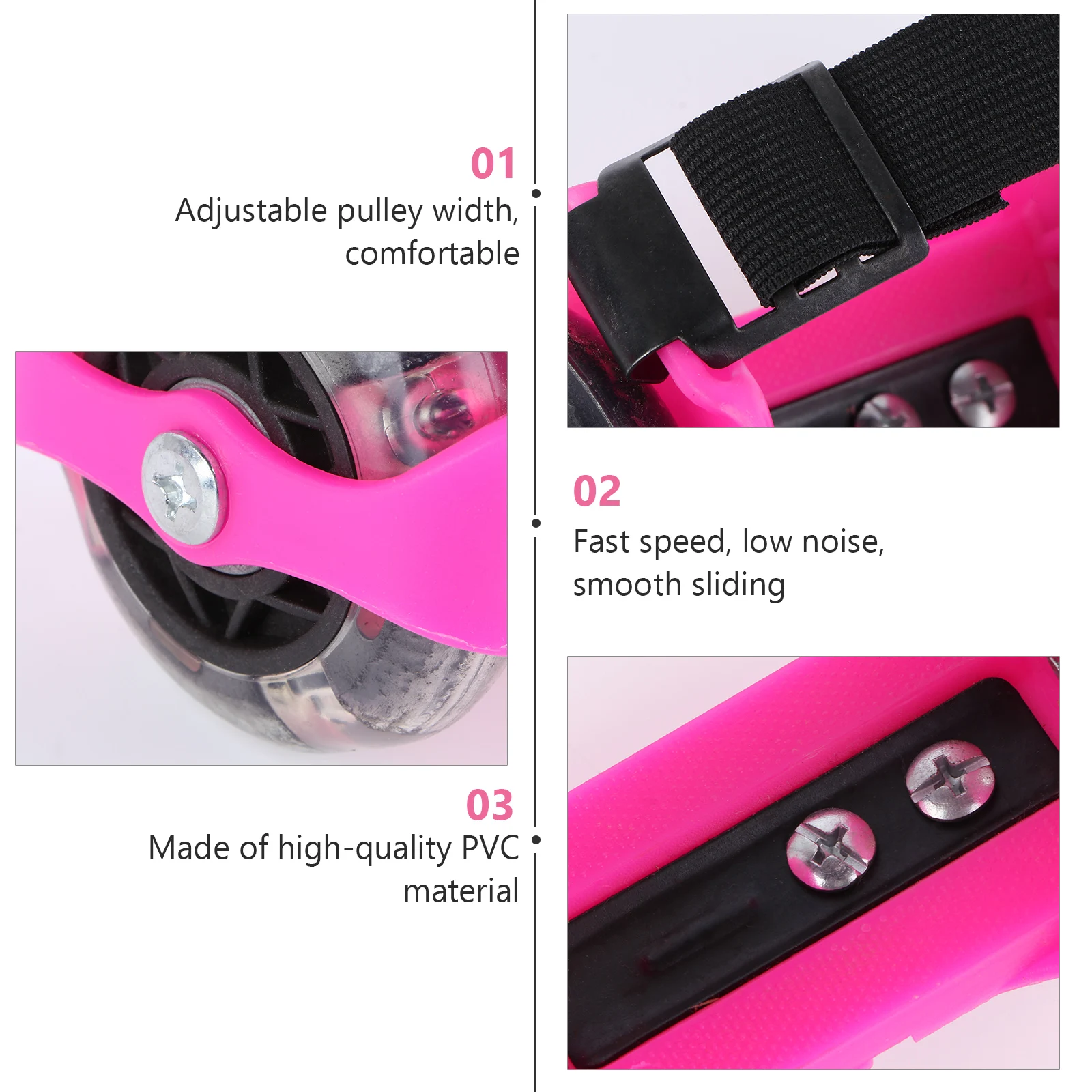 زوج واحد من أحذية عجلة اللهب المتوهجة لأحذية التزلج الدوارة القابلة للتعديل هدية رياضية خارجية