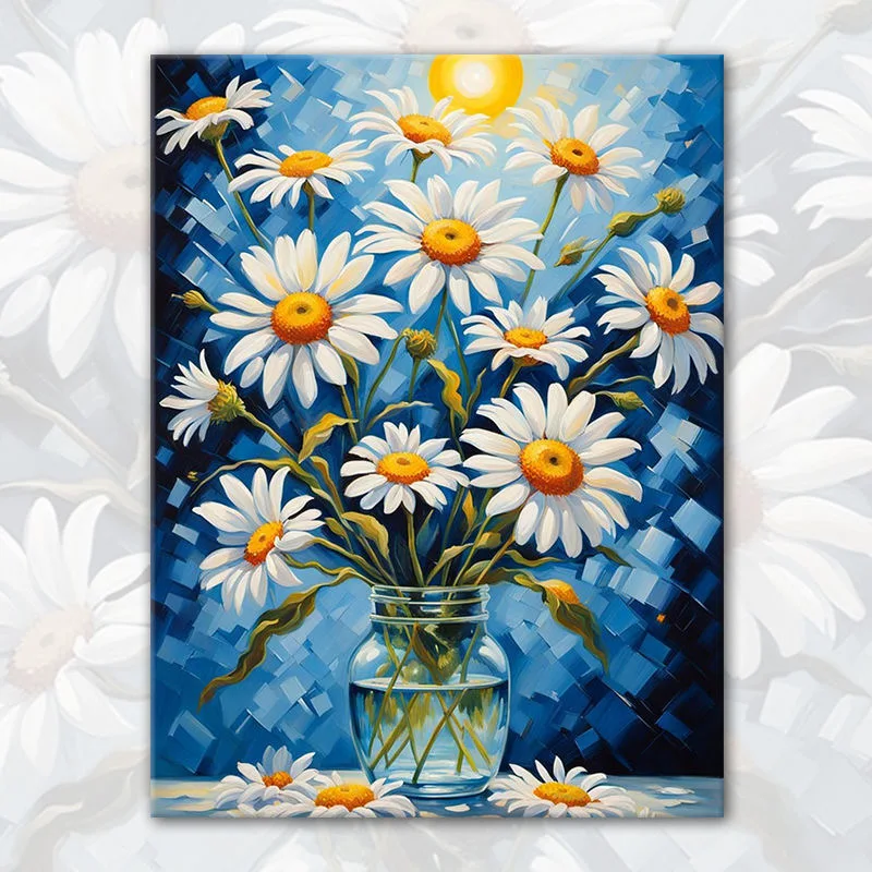 

A-0216 Impressionist Sunflower Oil Painting - Handmade Canvas Art