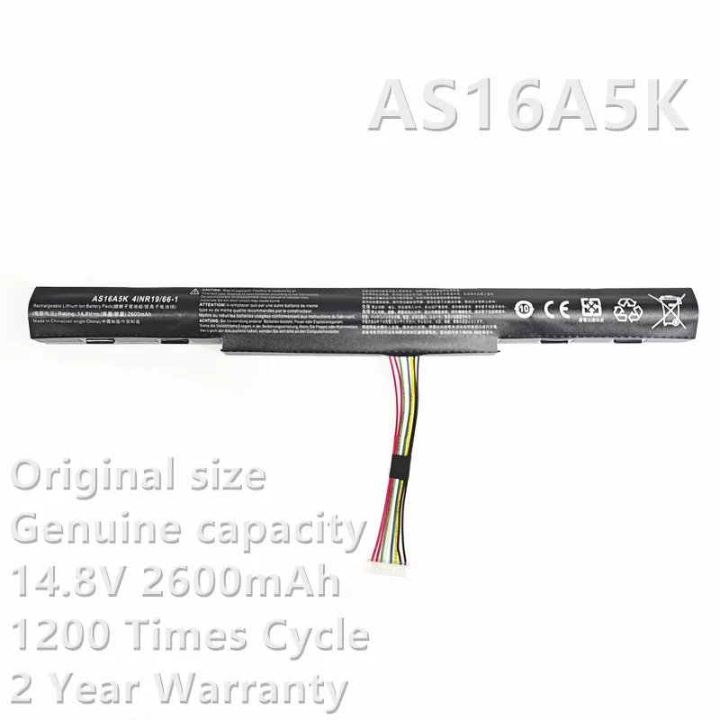 CSBD AS16A5K Laptop Battery For Acer E5‑475 E5‑475G E5‑523 E5‑523G E5‑553 E5‑553G E5‑574G E5‑575 E5‑575G E5-576 E5‑576G