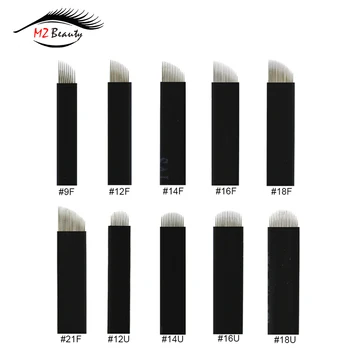 마이크로 블레이드 바늘 0.16mm 0.18mm 0.2mm 문신 바늘(Exp 날짜 포함) 마이크로 블레이드용 나노니들 MZ 플렉시 아구자 블레이드
