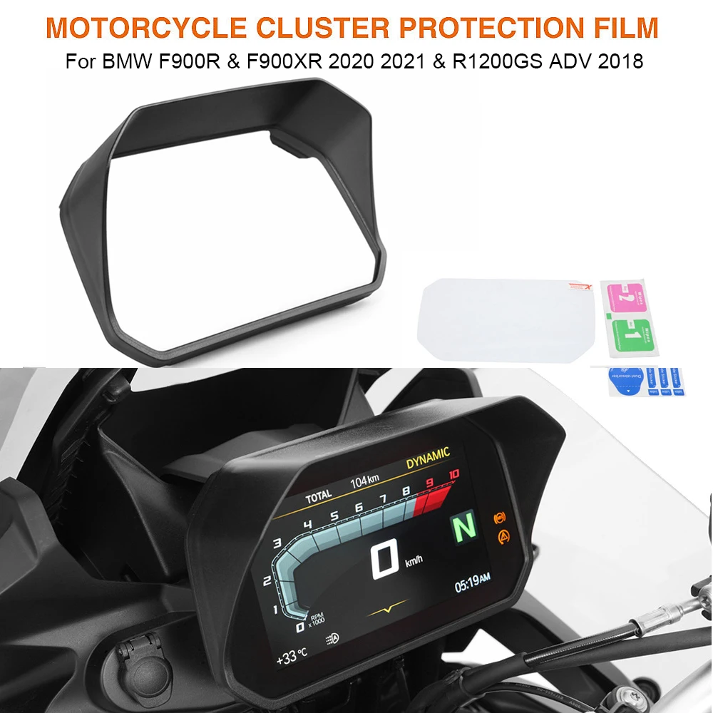 

For Bmw F900R F900XR F 900XR F900 900 R XR 2020 2021 Instrument Cluster Light Shield Protective Film Dashboard Screen Protector