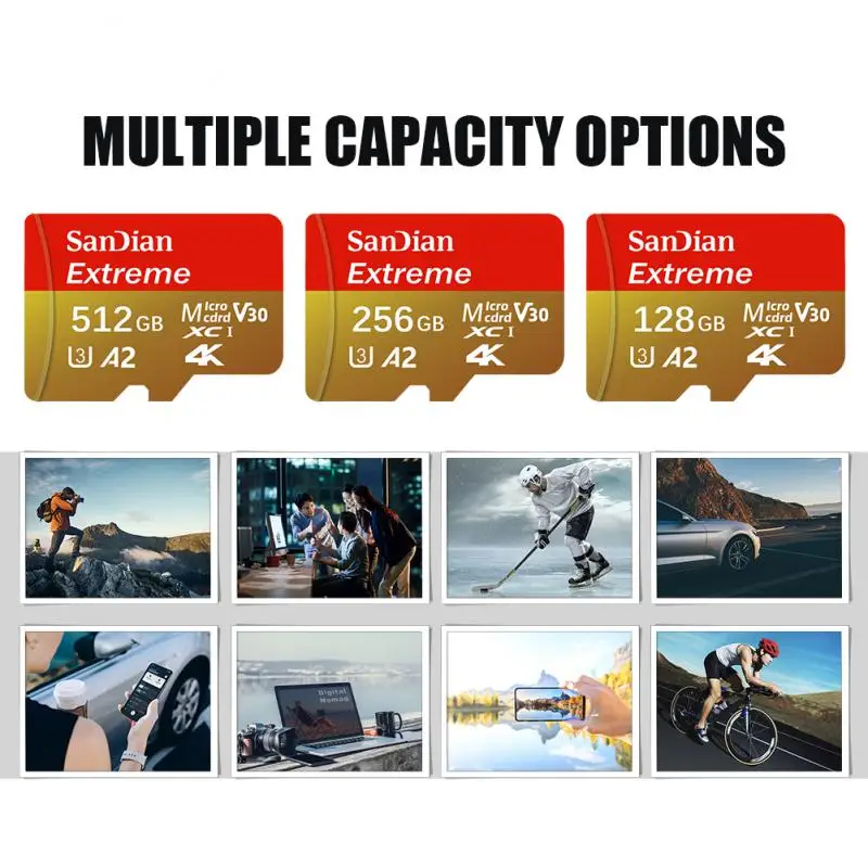 NEW Micro TF SD Card 64GB 128GB Original High Endurance 150MB/s Memory Card V10 V30 Class 10 TF Card 4K Video For camera