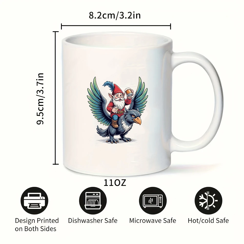 11オンス漫画風ドワーフビールカップ子供用ドリンクカップクリスマスファミリーギフトオフィスクリエイティブカップ