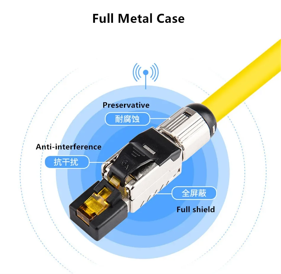 Cat8 Cat7 Cat6A Ethernet Cables RJ 45 Lan Cable Cat 8 7 6A Networking Patch Cord 0.5M 1M 1.5M 2M 3M 4M 5M 7M 8M 10M 12M 15M