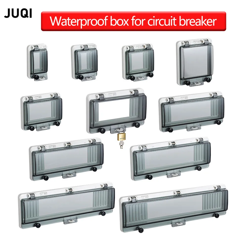 

Прозрачный водонепроницаемый корпус для автоматических выключателей KL5, распределительный щиток, защитное окно, окно для мониторинга, выключатель, IP67