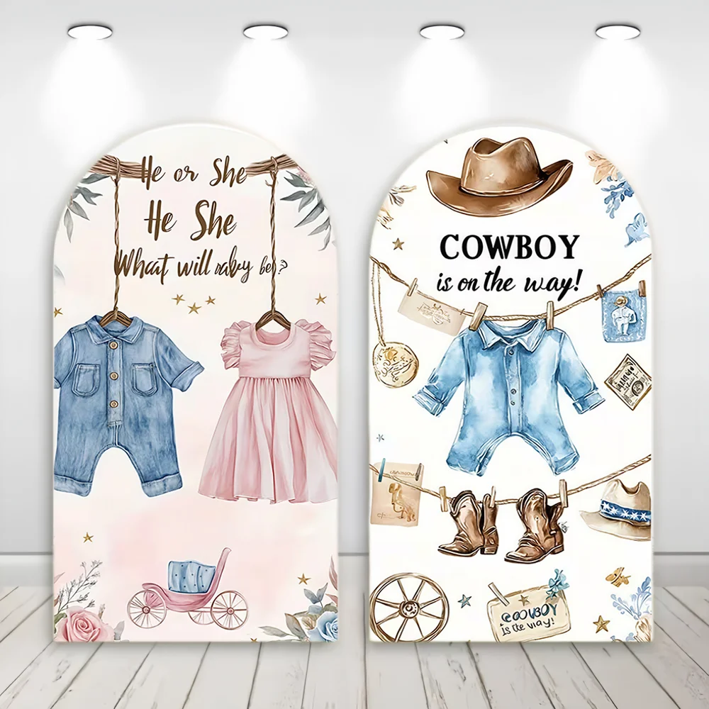 

Western Party Arch Backdrop Cowboy Party Wild West Decor Photo Background for Birthday Wedding Western Party Decor