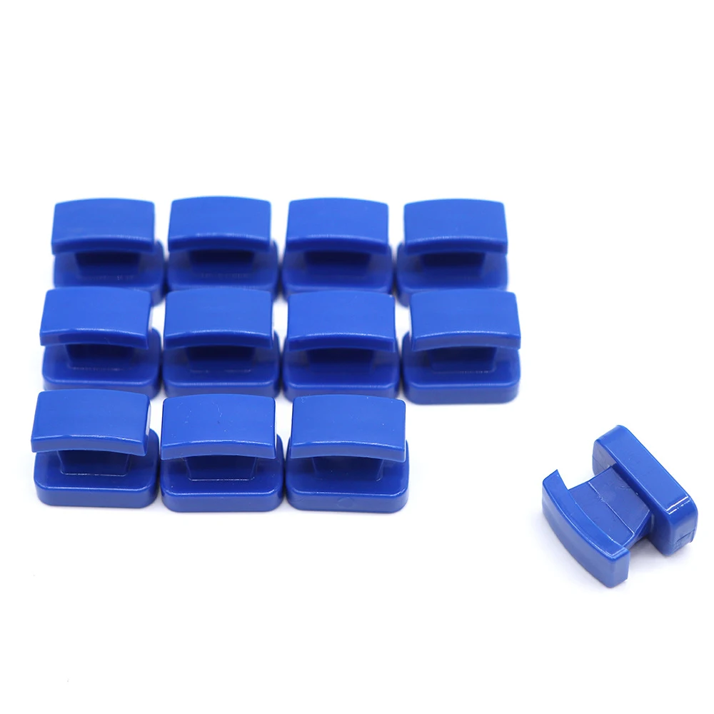 Curved Surface PDR Pull Tabs High Strength PC Material Auto Body Dent Repair Accessories 12Pcs
