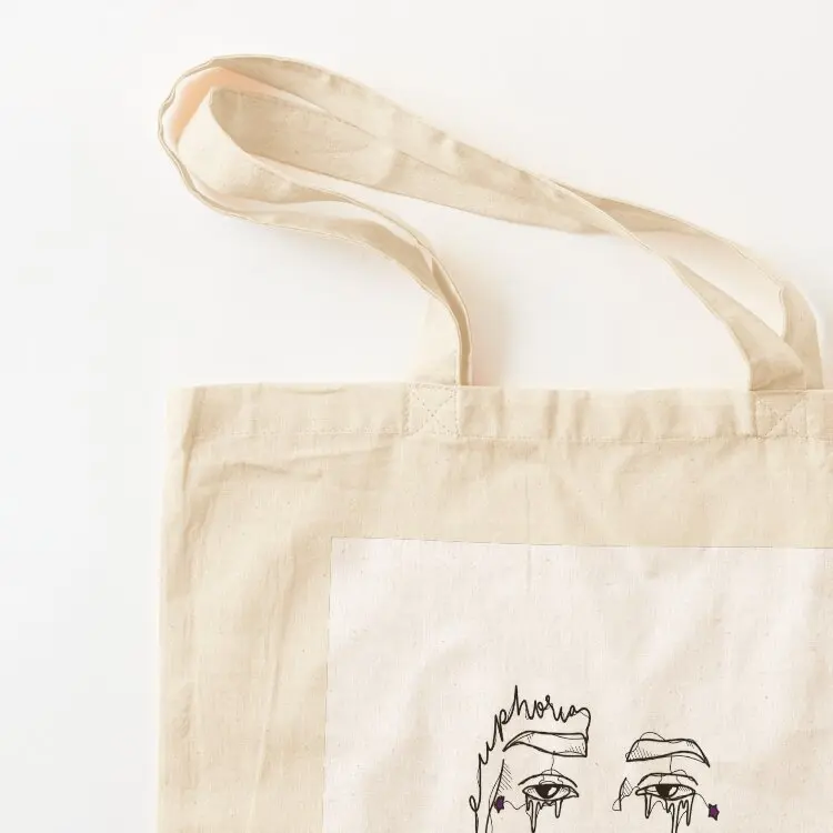 حقيبة حمل من أوفوريا، حقيبة قماشية لطيفة، حقيبة تسوق قابلة لإعادة الاستخدام للمتسوقين