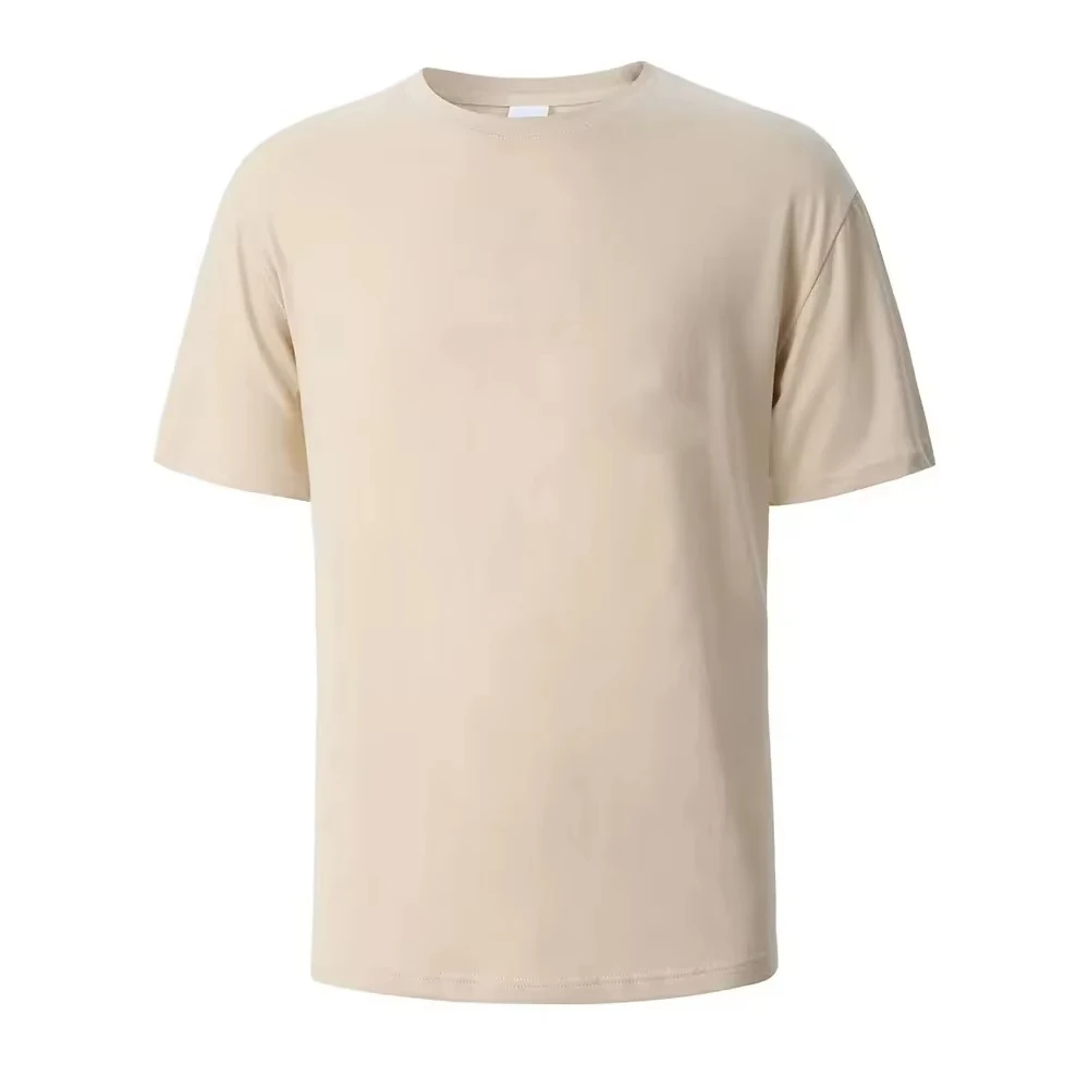 2026 Neues Umweltfreundliches Komfortables Reinweißes Schweres T-Shirt für Herren Sommer Reine Baumwolle Kurzarm Unisex Streetwear Mode