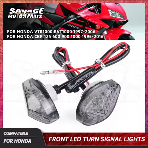 Turn Signal Light Flasher For HONDA CBR600 CBR900 Fireblade RVT1000R VTR1000 CBR 919 929 954 125R Motorcycle Mini Flashing Lamp