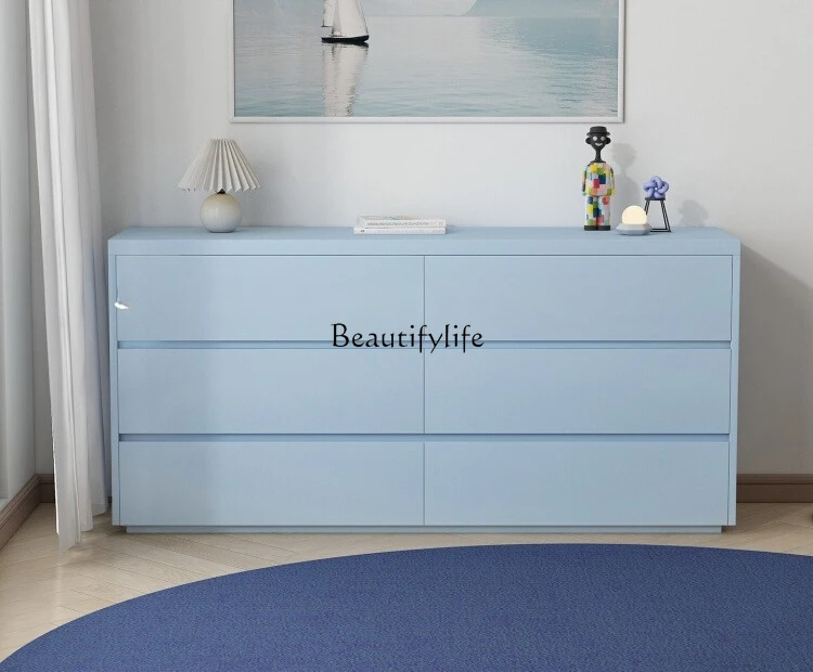 

Modern Minimalist Light Luxury High-End Wall Cabinet Storage Cabinet Solid Wood Custom L