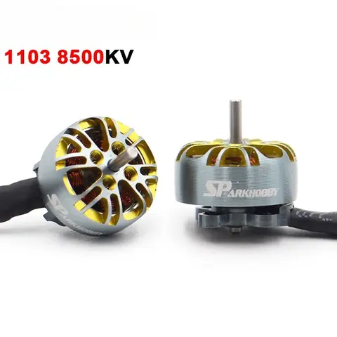 1 Uds XSPEED 1103 8500KV 2 ~ 3S Lipo Motor sin escobillas 9N12P 1,5mm eje para Gemfan 65mm HQprop 65mm hélice Tinywhoop Drones