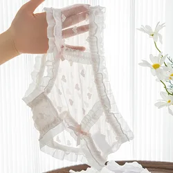 L-XL Women's Underwear Panty Sexy Lace Panties Girl Hollow Comfort Briefs Mid Waist Seamless Underpants Female Lingerie