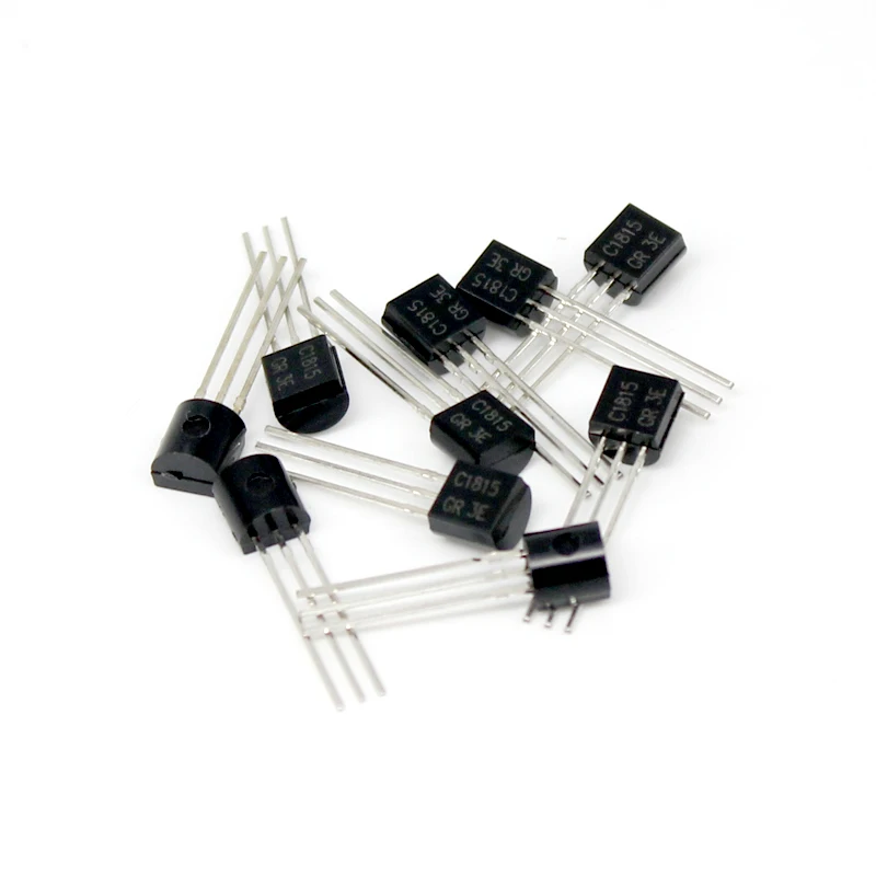 50 peças c1815 transistor de silício npn transistores conjunto para-92 50v 150ma amplificador componente eletrônico bjt triode transistor em estoque