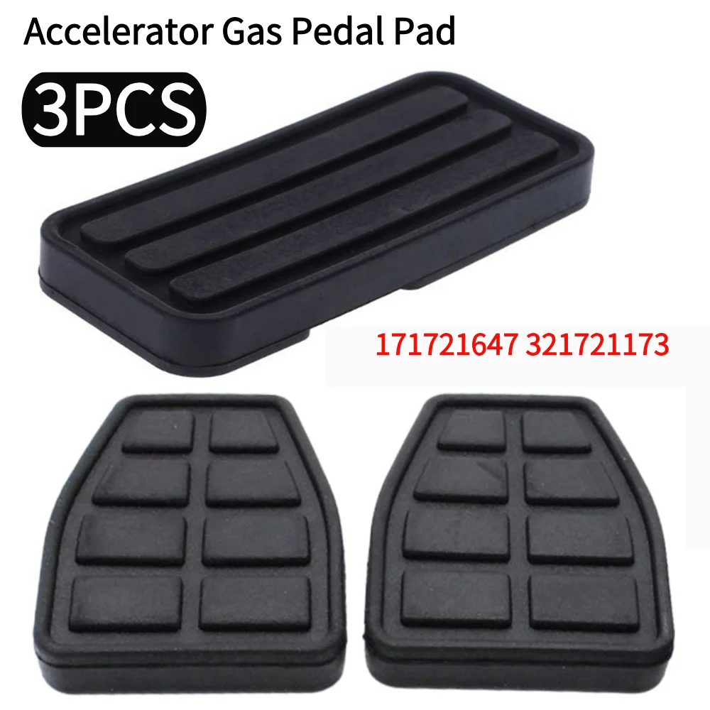 3pcs Accelerator Gas Pedal Pad 171721647 321721173 For Passat B2 Variant B3/B4 Saloon For Transporter T4 Minibus For Golf II