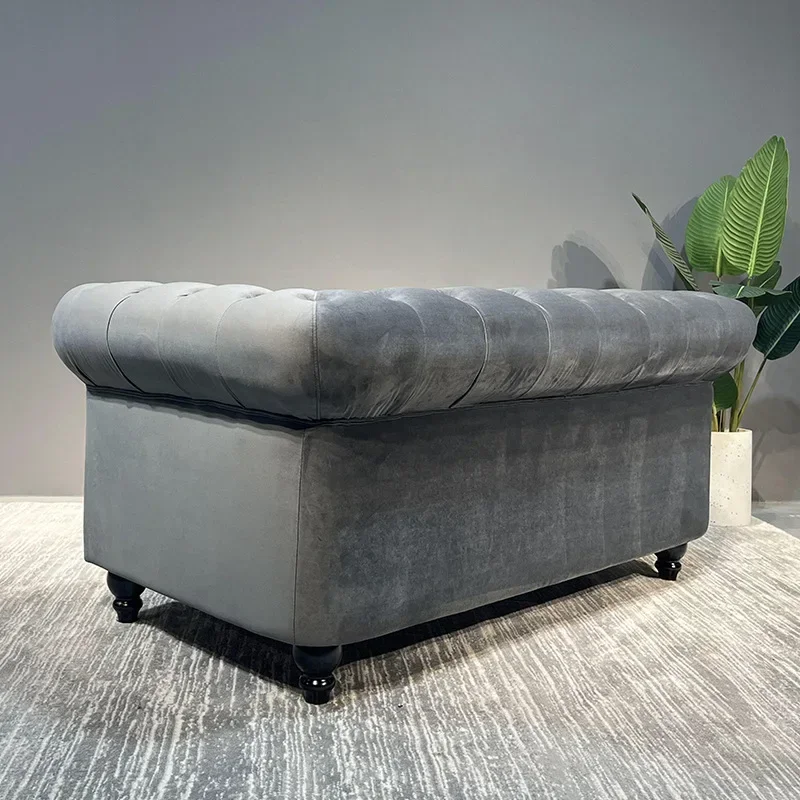 Nordic light luxury flannel minimalist living room bedroom modern simple Internet celebrity sofa