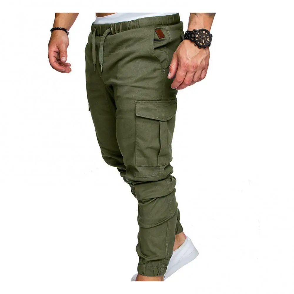 Automne hommes pantalons Hip Hop Joggers pantalons 2024 nouveau mâle fjMens Joggers solide multi-poches pantalons pantalons de survêtement S-4XL