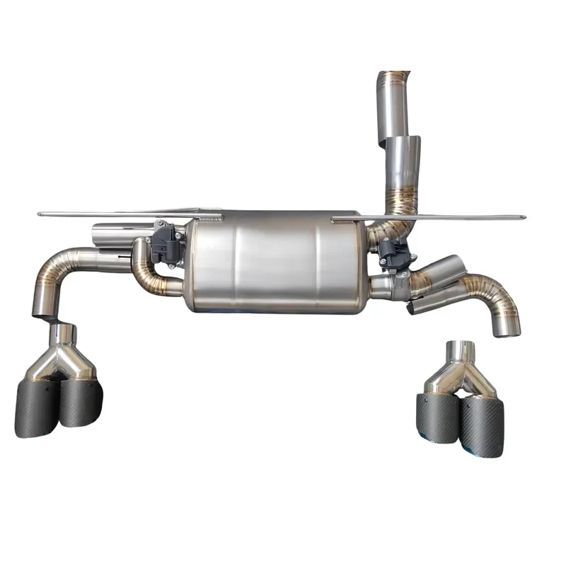 Fit for G30 3.0T Exhaust Pipes Titanium Alloy Valved Catback Exhaust System Performance Muffler with Remote Control