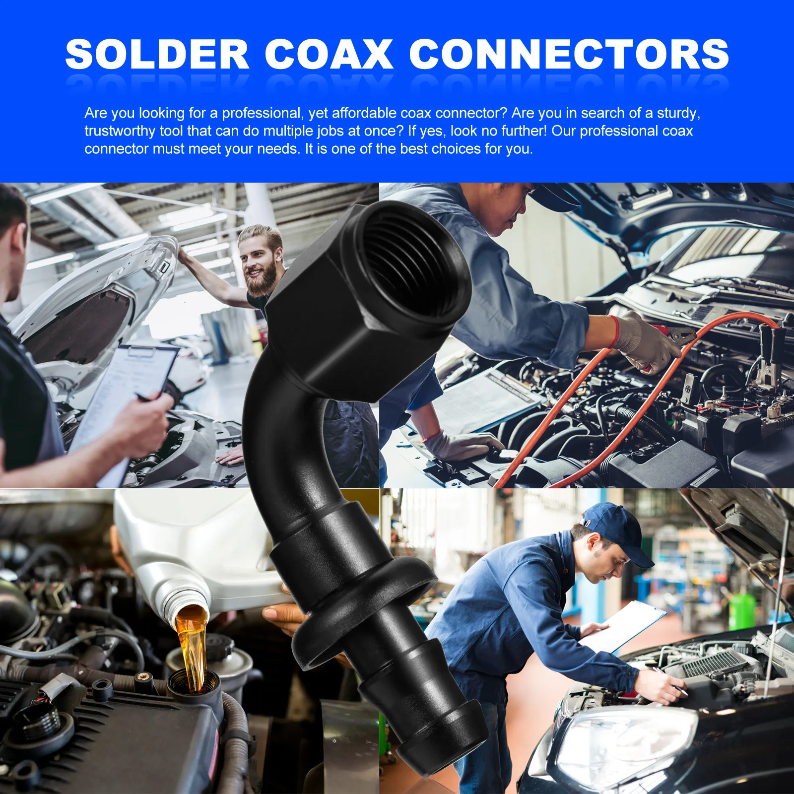 An6 Push On Hose En… - image