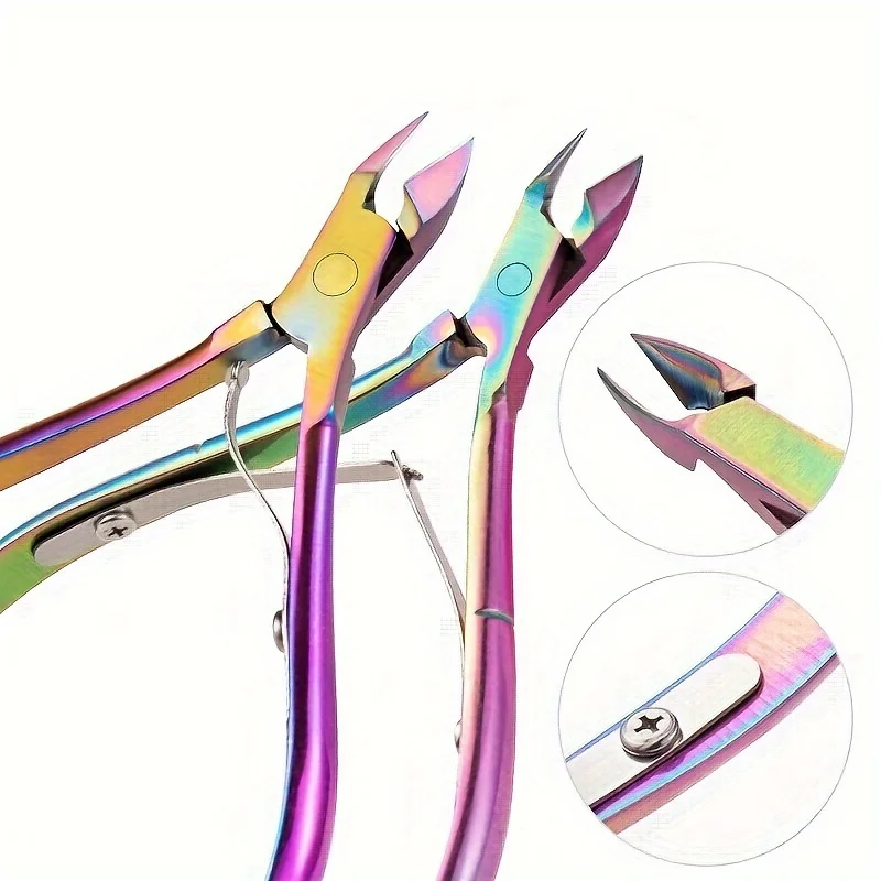 1pc Nagel Häutchen Zange Maniküre Schere Edelstahl Dead Skin Remover Pusher Werkzeug Trimmer