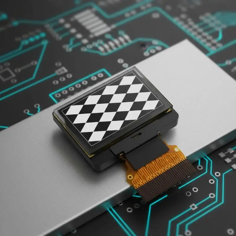 IPS 0.96 Inch 30PIN SPI White PM OLED Screen SSD1306 Drive IC 128*64 Parallel/I2C UP Interface