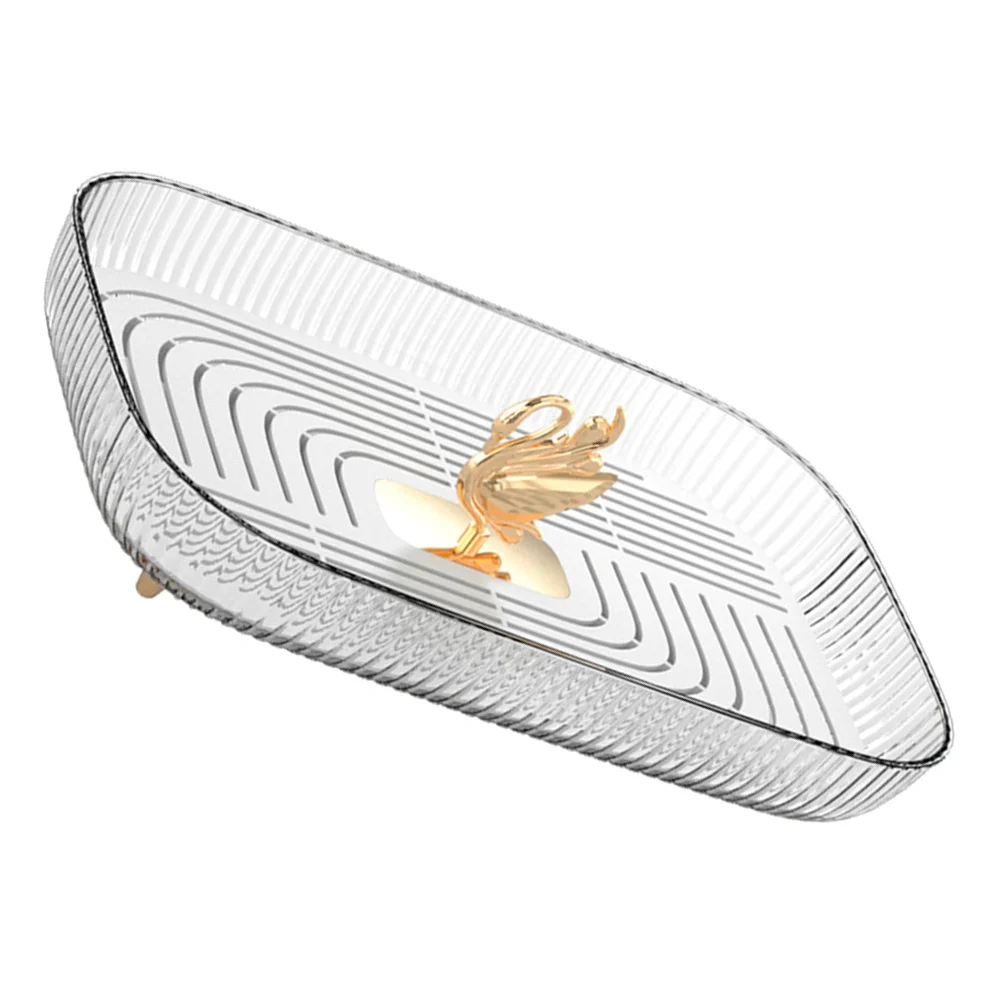 

Fruit Draining Plate Stainless Tray Storage Fruits Serving Tabletop Basket Drainage Multifunctional