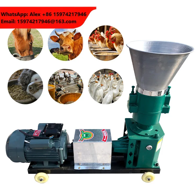 Feed Processing Machines Pellet Machines For Animal Feed Poultry Chicken Fish Feed Pellet Making Machine