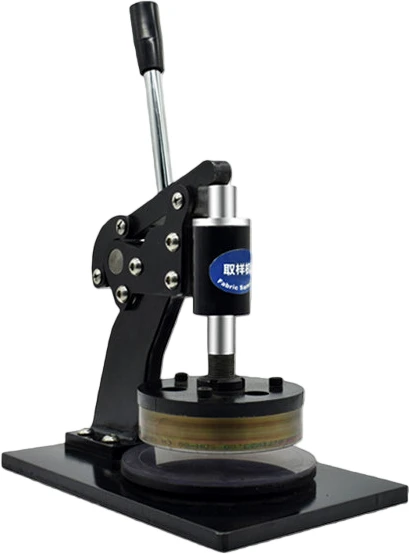 Manual Round Fabric Sample Cutter GSM Tester Cloth Disk Sampler 100cm2 Textile Cutting Machine