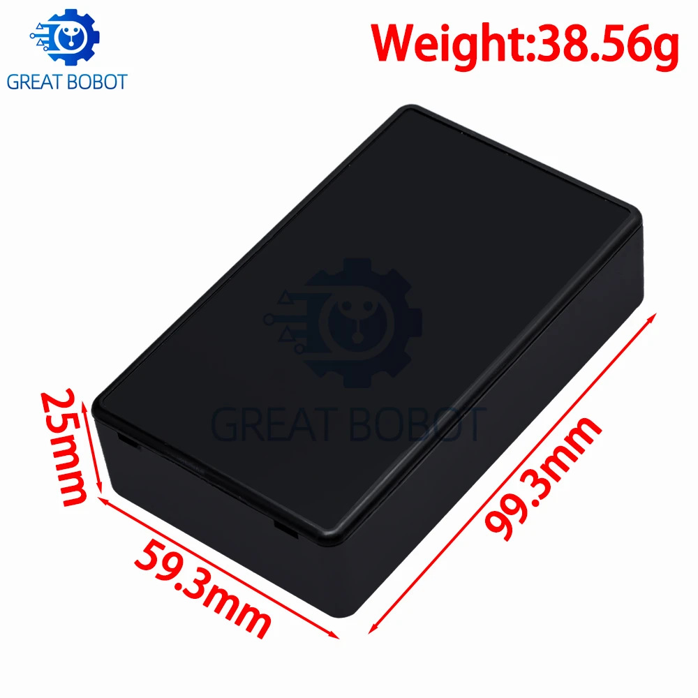 100x60x25mm BS Standard VE834P ABS Instrument Housing, Waterproof Plastic Electronic DIY Project Enclosure Case