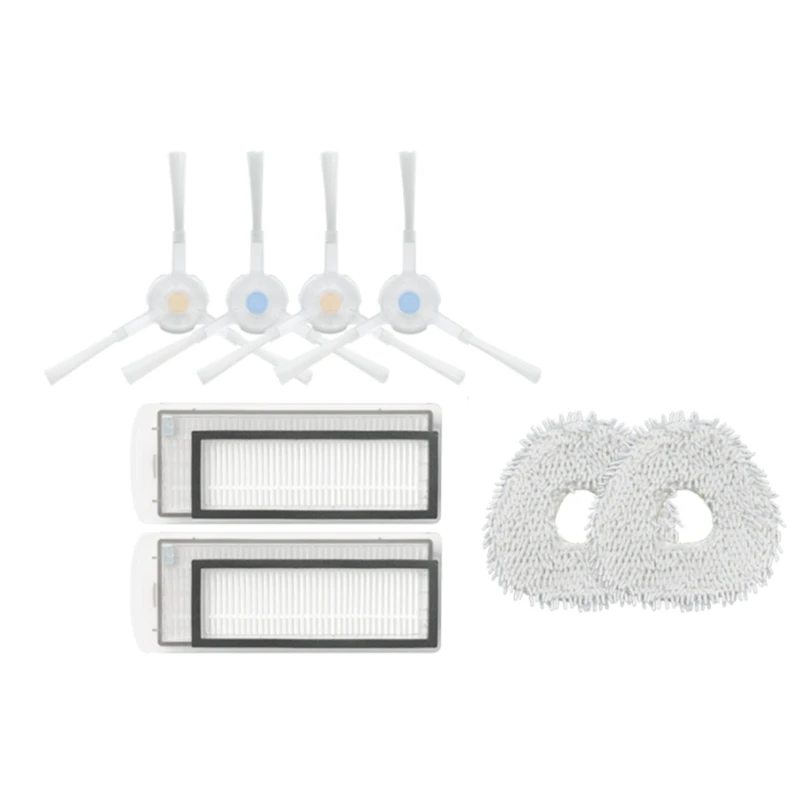 Replacement HEPA Filter Kit For NARWAL T10 Robot Vacuum Cleaner Side Brush Vacuum Filter Mop Cloth Vacuum Cleaner Parts