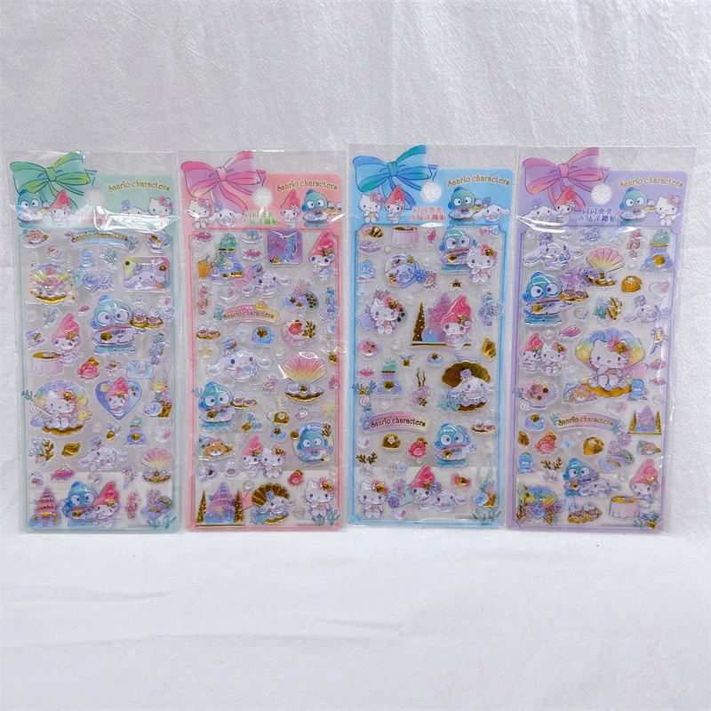 

12pcs/lot Sanrio Kitty Melody Hangyodon Stickers Cute Scrapbooking DIY Diary Decorative Stationery Sticker Album Stick Label