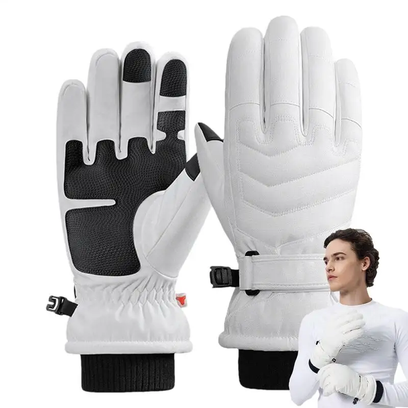 Gloves For Cold Weather Warm Non Slip Touchscreen Gloves Thickened Insulated Gloves For Cycling Biking Sporting Driving