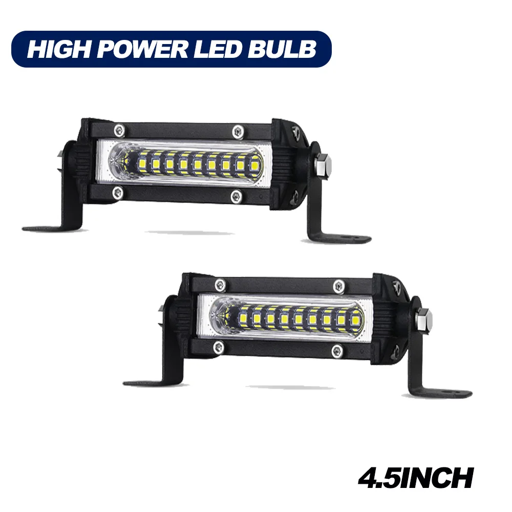 

12V 24V LED Auto Offroad Spot Flood Work Light for Truck Car SUV 4WD 4x4 Faros ATV Barra Headlights Combo LED Light Bar