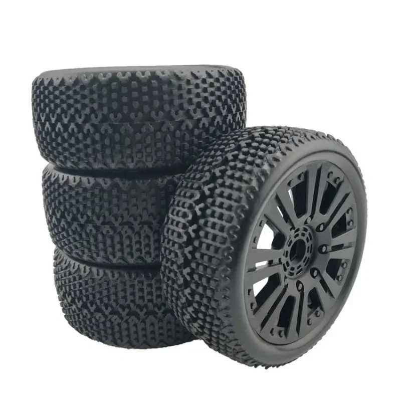 

4PCS 112mm Off-Road Buggy Tires 17mm Hex Hub for 1/8 RC Car, Nitro, 4WD, HPI, HSP, Kyosho, ZD, Hongnuo