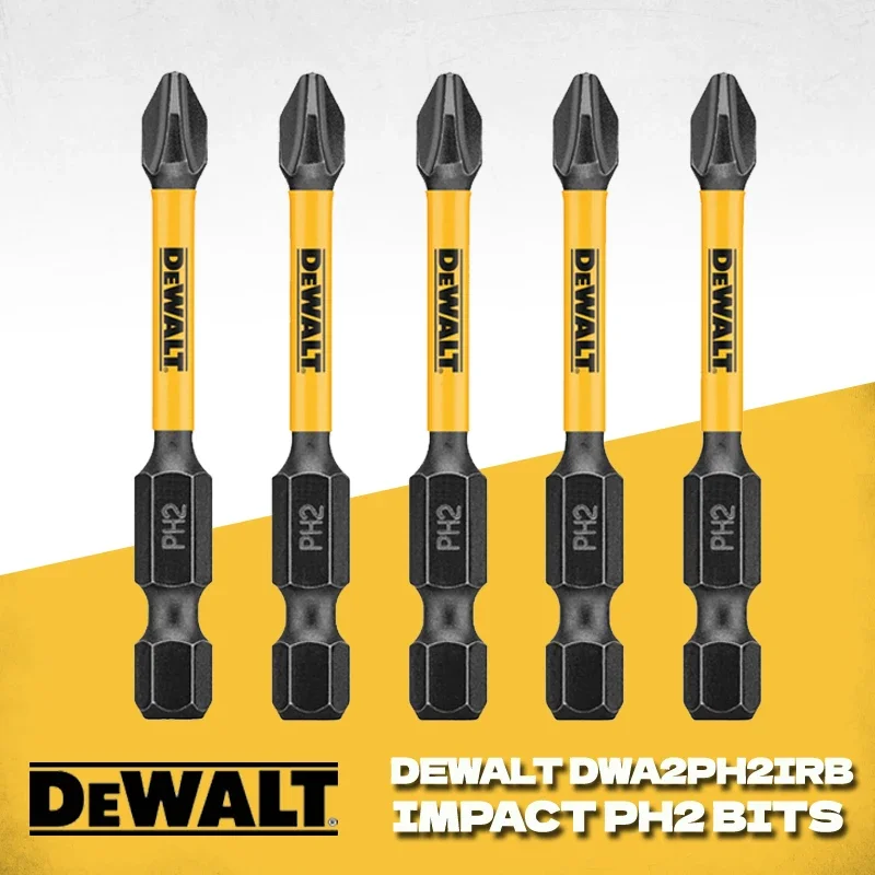 DEWALT DWA2PH2IRB Batch Head Cross High Hardness Hand Drill Bit Screw Electric Screwdriver Set PH2 Impact Driver Drill Head